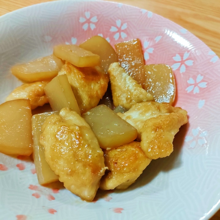 ヘルシー☆こんにゃくと鶏肉の炒め物